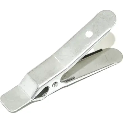 Alligator clip, L 58.4 mm, solder/crimp connection, BU-118 - 1