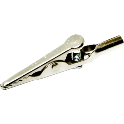 Alligator clip, L 50.1 mm, screw connection, BU-60S - 1
