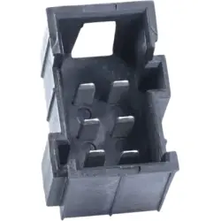 JPT male connector, type A, 6 pole, press-in connection, straight, tin-plated, PFT-JPT-6POL-3X2-BLACK