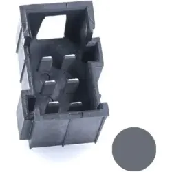 JPT male connector, type A, 6 pole, press-in connection, straight, tin-plated, PFT-JPT-6POL-3X2-GREY
