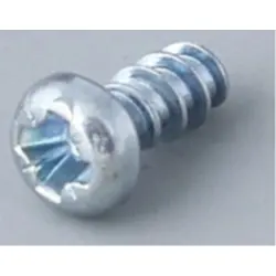 Screw, straight, steel, black, A0304031