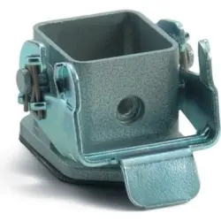 Surface mount housing, size HA3, zinc die casting, longitudinal bow locking, IP66, 10422500