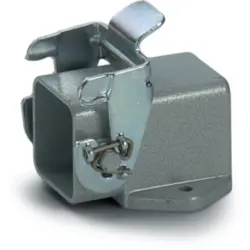 Surface mount housing, size HA3, zinc die casting, longitudinal bow locking, IP66, 10423500