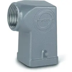 Grommet housing, size HA3, zinc die casting, longitudinal bow locking, IP66/IP68, 19512300