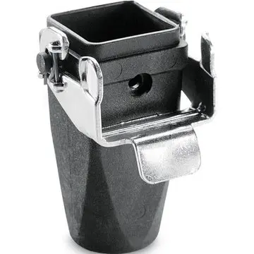 Grommet housing, size HA3, PA, M20, straight, longitudinal bow locking, IP65, 19429200 - 1