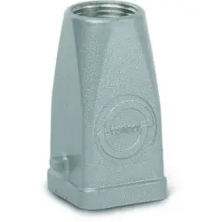 Grommet housing, size HA3, zinc die casting, longitudinal bow locking, IP66/IP68, 19512100