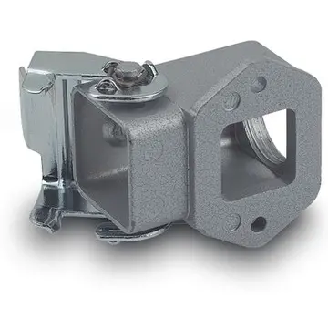 Surface mount housing, size HA3, zinc die casting, longitudinal bow locking, IP66, 19517200 - 1