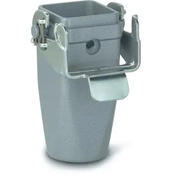 Grommet housing, size HA3, zinc die casting, longitudinal bow locking, IP66/IP68, 19512900 - 1
