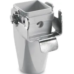 Grommet housing, size HA3, PA, M20, straight, longitudinal bow locking, IP65, 19429000