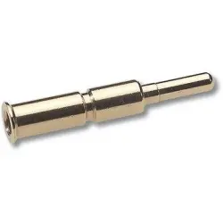 Pin contact, 0.5-2.5 mm², AWG 20-14, crimp connection, gold-plated, 74033101