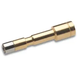 Receptacle, 4.0 mm², AWG 12, crimp connection, gold-plated, 44420104