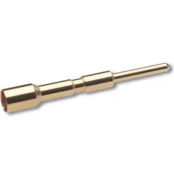 Pin contact, 0.5-2.5 mm², AWG 20-14, crimp connection, gold-plated, 74034101