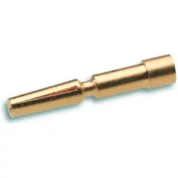 Receptacle, 0.14-1.0 mm², AWG 26-18, crimp connection, gold-plated, 74200600