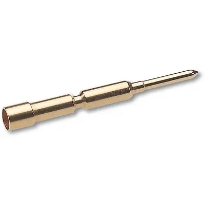 Pin contact, 0.14-1.0 mm², AWG 26-18, crimp connection, gold-plated, 72400001 - 1