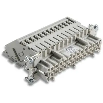 Socket contact insert, H-B 24, 24 pole, screw connection, with PE contact, 70317100 - 1