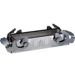 Surface mount housing, size HB24, zinc die casting, cross bow locking, IP65, 70250222
