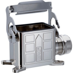 Surface mount housing, size HB6, zinc alloy, longitudinal bow locking, IP65, 70250209