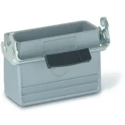 Grommet housing, size HA10, aluminum alloy, M20, straight, longitudinal bow locking, IP65, 79450400