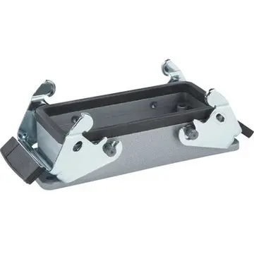 Surface mount housing, size HB16, aluminum alloy, cross bow locking, IP65, 10072000 - 1
