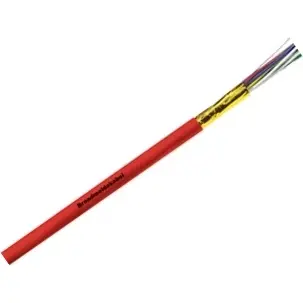 Telephone cable, 2-wire, J-Y(ST)Y, 1 x 2 x 0.8 mm, red, PVC, 1708001/100 - 1