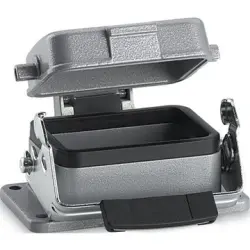 Surface mount housing, size HB6, aluminum alloy, longitudinal bow locking, IP65, 10004000