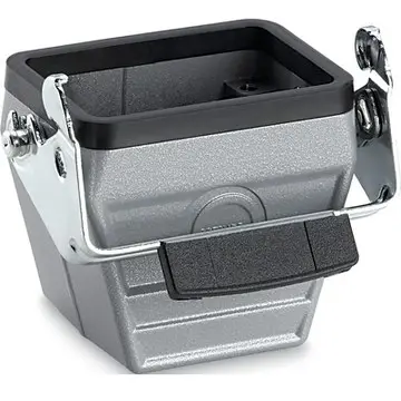 Grommet housing, size HB6, aluminum alloy, M20/M25, straight, longitudinal bow locking, IP65, 19024000 - 1