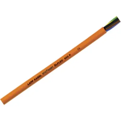 PUR connection cable ÖLFLEX 500 P 2 x 1.0 mm², unshielded, orange, 0012345 - 1
