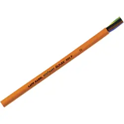 PUR connection cable ÖLFLEX 500 P 5 G 2.5 mm², unshielded, orange, 00123663