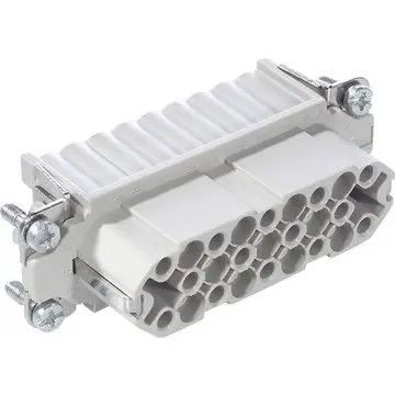 Socket contact insert, H-A 10, 15 pole, crimp connection, with PE contact, 11282200 - 1