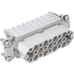 Socket contact insert, H-A 16, 25 pole, crimp connection, with PE contact, 11282300