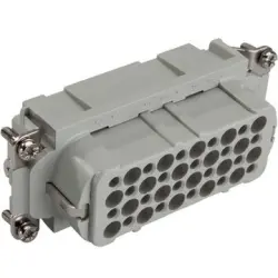 Socket contact insert, H-B 16, 40 pole, crimp connection, with PE contact, 11266000