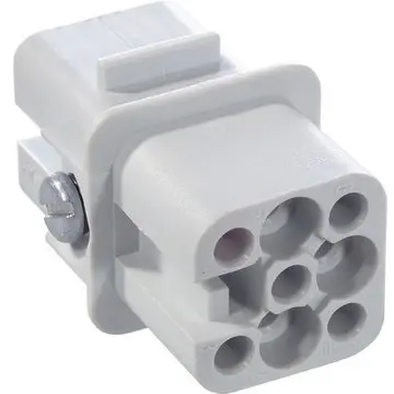 Socket contact insert, H-A 3, 7 pole, crimp connection, with PE contact, 11251500 - 1