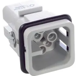 Pin contact insert, H-A 3, 7 pole, crimp connection, with PE contact, 11250500