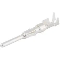 Pin contact, 0.5-1.5 mm², crimp connection, silver-plated, 11221000