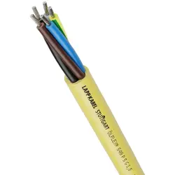 PUR connection cable ÖLFLEX 540 P 3 G 1.5 mm², unshielded, yellow, 0012463