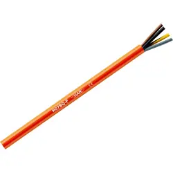 PUR connection cable H07BQ-F 2 x 1.5 mm², unshielded, orange, 0013620