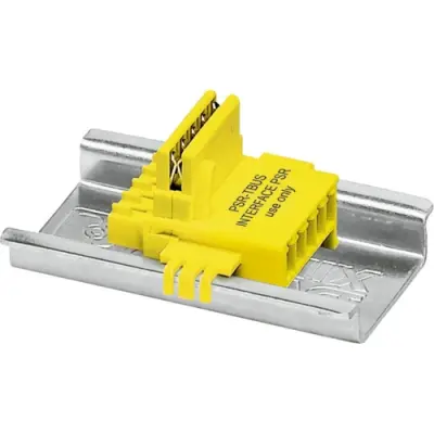 Mounting rail bus connector for safety switching devices, 2890425 - 1