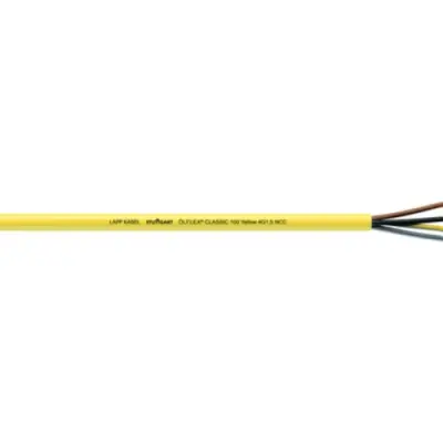 PVC connection cable ÖLFLEX CLASSIC 100 YELLOW 3 G 2.5 mm², unshielded, yellow, 0010401 - 1