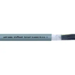 PVC connection and control cable ÖLFLEX CLASSIC FD 810 4 G 6.0 mm², AWG 10, unshielded, gray, 0026183