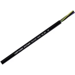 PVC connection cable ÖLFLEX HEAT 105 MC 2 x 0.75 mm², AWG 19, unshielded, black, 0026001/100