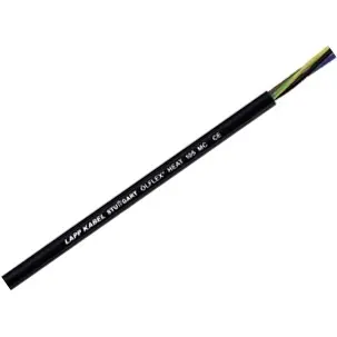 PVC connection cable ÖLFLEX HEAT 105 MC 7 G 1.5 mm², AWG 16, unshielded, black, 0026015/100 - 1