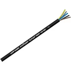 PO connection and control cable ÖLFLEX HEAT 125 MC 3 G 0.75 mm², AWG 19, unshielded, black, 1024308