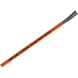 Silicone connection and control cable ÖLFLEX HEAT 180 SIHF 5 G 2.5 mm², AWG 14, unshielded, red brown, 00460223/100