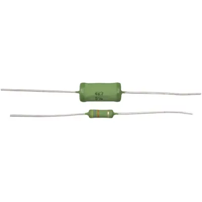 Metal oxide film resistor, 1.5 kΩ, 2 W, ±2 %, POS200GT-73-1K5AA - 1