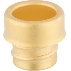 Straight hose screw fitting, 14 mm, brass, metal, 61802490