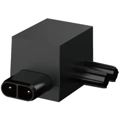 Luminaire connector, black, for FLEXLINE - linear lighting system, 62425225 - 1