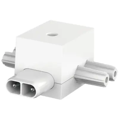 Luminaire connector, white, for FLEXLINE - linear lighting system, 62425226 - 1