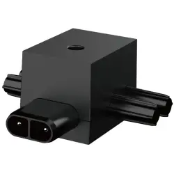 Luminaire connector, black, for FLEXLINE - linear lighting system, 62425227