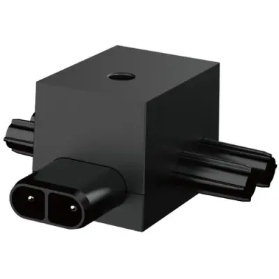Luminaire connector, black, for FLEXLINE - linear lighting system, 62425227 - 1