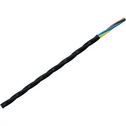 FEP connection cable ÖLFLEX HEAT 205 MC 4 G 1.5 mm², unshielded, black, 00911033